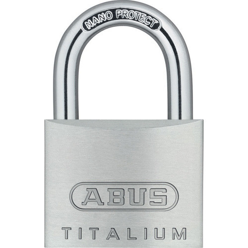 ABUS 64 SERIES 64TI/40C KD TITALIUM - STEEL SHACKLE