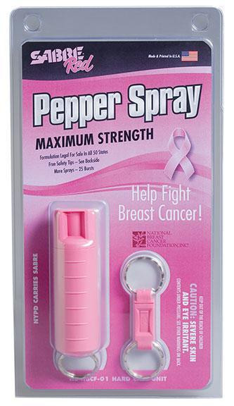 Sabre Red Maximum Strength Pepper Spray - National Breast Cancer Foundation.