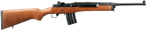 RUGER MINI-14 RANCH  5.56MM BLUED HARDWOOD W/5RND MAGAZINE