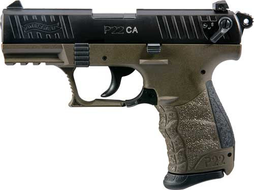 WAL P22CA 22LR 3.42 ODG MILITARY CA LEGAL 2 10RD