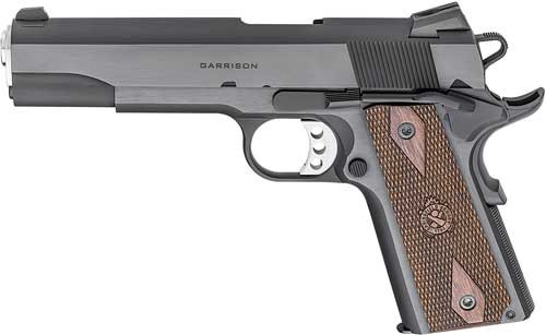 SPRINGFIELD 1911 GARRISON 9MM 5" 9RD BLUED WALNUT