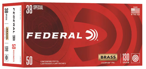 FED CHAMPION 38SPL 130GR FMJ 50/20