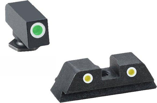 Ameriglo Classic Tritium NIght Sight Set 3-Dot for Gen5 Glock 17 19 19x 26 34