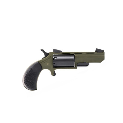 NAA Green Huntsman Handgun .22 WMR 5rd Capacity 2" Barrel OD Green/Black