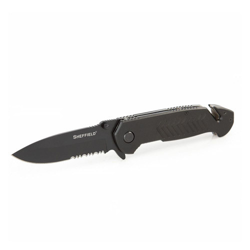 SHEFFIELD ALLOY SERIES MOAB 3.5" AUTO EMERGENCY FOLDING KNIFE