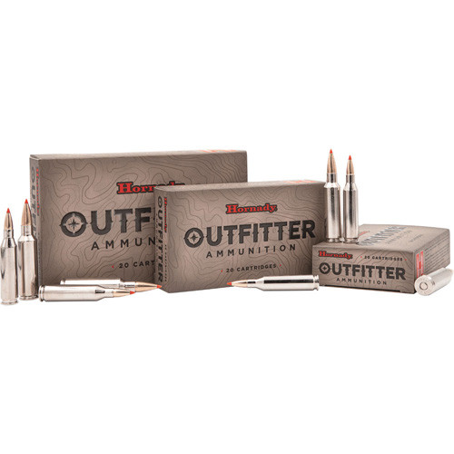 OUTFITTER AMMUNITION - 270 WINCHESTER SHORT MAGNUM, CX, 130 GR, 3000 FPS, 20/BX