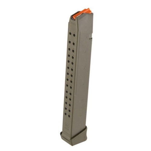Glock OEM Rifle Magazine for G17/19/34 OD Green 9mm Luger 33/rd BULK