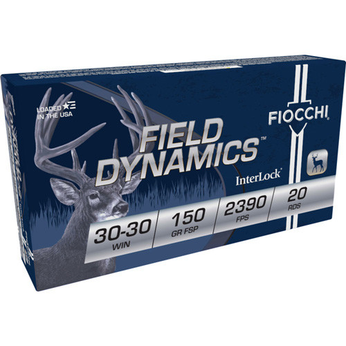 FIELD DYNAMICS AMMUNITION - 30-30 WIN, 150 GR, FSP, 2390 FPS, 20/RD