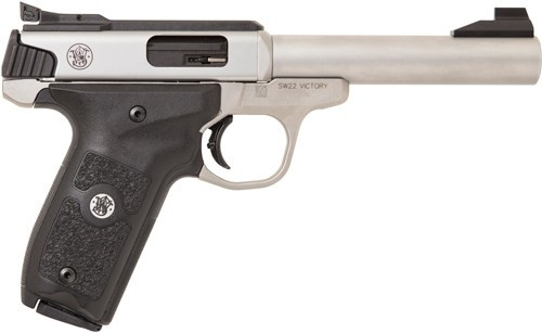 S&W SW22 VICTORY TARGET 5.5" ADJ. 10-SHOT STAINLESS POLYMER