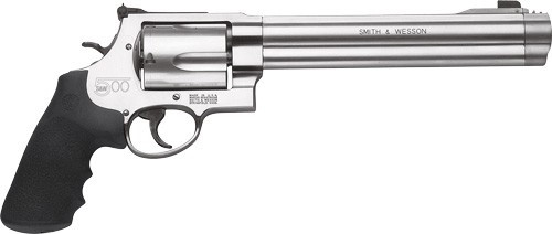 S&W 500 500SW 8.38" AS 5-SHOT STAINLESS STEEL RUBBER