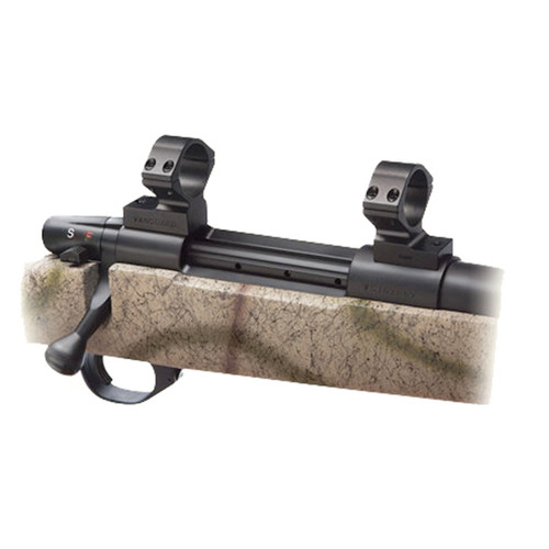 WBY VANGUARD 2-PIECE SCOPE MOUNT MED 1 BLK