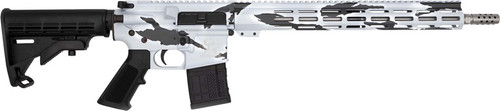 GLFA AR15 450 BUSHMASTER 18" S/S BBL PURSUIT SNOW CAMO