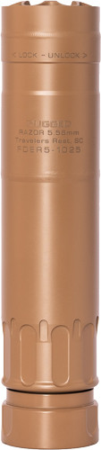 RUGGED SUPPRESSORS RAZOR 556 HI-TEMP CERAKOTE FDE