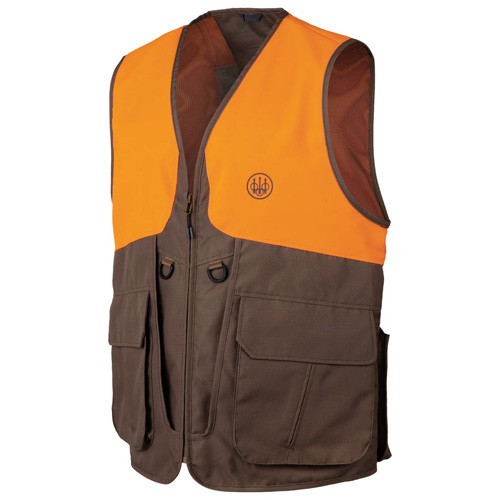 SPORTING EVO VEST - OTTER & ORANGE, LARGE