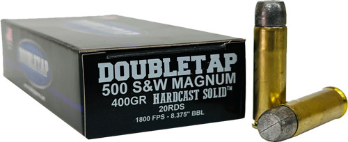 DOUBLETAP 500 S&W 400GR WFNGC 20RD 25BX/CS