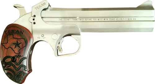 BOND ARMS TEXAN 45LC/410 3" 6" FS STAINLESS WOOD