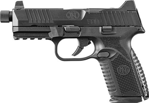 FN 509 Midsize Tactical Handgun 9mm Luger 10rd Magazines (2) 4.5" Threaded Barrel Black NMS