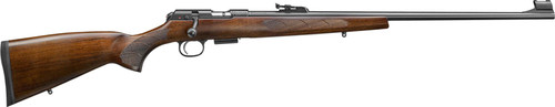 CZ 457 LUX 22WMR 24.5" BLUED BARREL WALNUT STOCK
