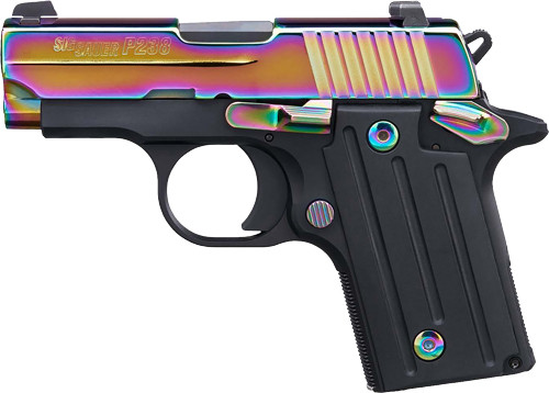 SIG P238 380ACP 2.7" SAO SIGLITE (1)6RD TITAN RAINBOW