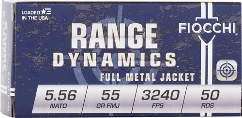 FIOCCHI 5.56X45 55GR FMJ-BT 50RD 20BX/CS