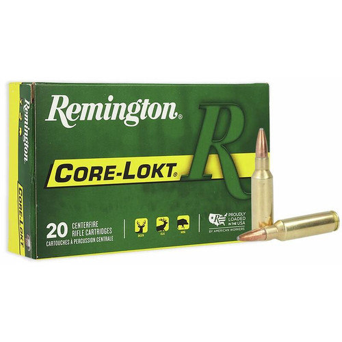 Remington Core-Lokt Rifle Ammunition .300 Rem SAUM 165 gr PSP 3075 fps 20/ct