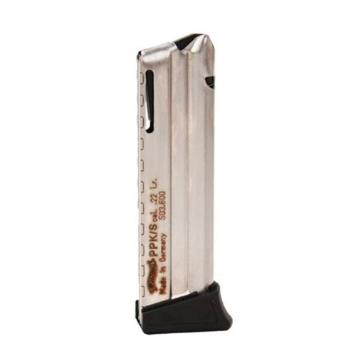 WALTHER PPK/S MAGAZINE - 10 ROUND - NICKEL