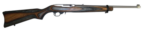 10/22 CAR 22LR SS/BLK/BRN LAM#22 LR