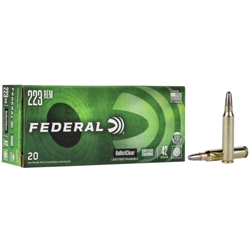 Federal Ballisticlean Frangible Rifle Ammunition .223 Rem 42 gr RHT 3450 fps 20/ct