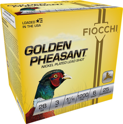 FIO GOLDEN PHEASANT 28GA #6 3 1 1/16OZ 25/10