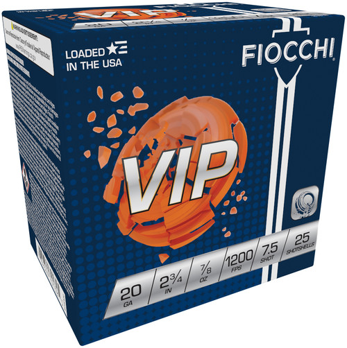 FIO VIP 20GA 2.75 7/8OZ #7.5 25/10
