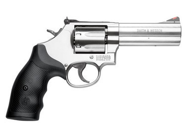 S&W 686PLUS 4" AS 7-SHOT 357 STAINLESS STEEL RUBBER