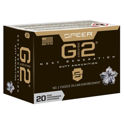 GOLD DOT G2 40 S&W 180 GR - 1015 FPS, 20/BX