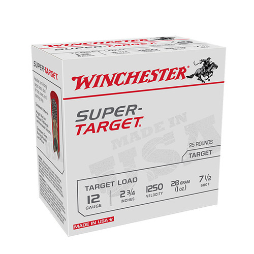 WIN SUPER TARGET 12GA 2.75 1OZ #7.5 25/10
