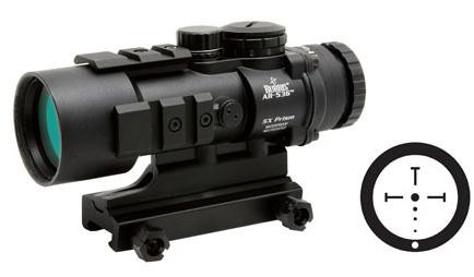 REFURBISHED Burris AR-536 Prism Sight with Picatinny Mount - 5x 36mm 20' FOV Ballistic CQ 5.56 Reticle Matte