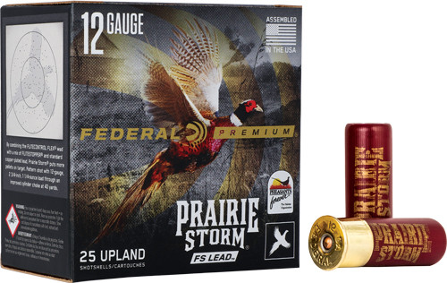 FEDERAL PRAIRIE STORM 12GA 2.75" 1-1/4OZ #4 25RD 10BX/CS