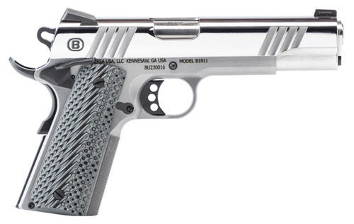 BERSA B1911 45ACP 5 POLISHED SS NS 8RD