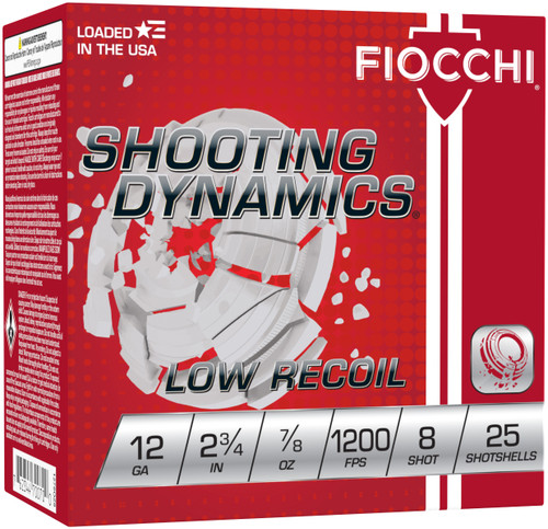 FIO SHOOTING LOW RECOIL 12GA 2.75 #8 25/10