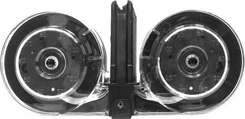 KCI USA INC MAGAZINE AR15 223 100RD DRUM GEN 2 BLK POLY