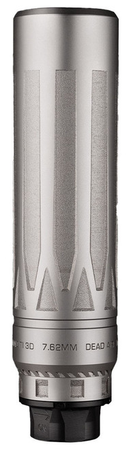 Dead Air Nomad-Ti XC Silencer w/Direct Thread 5/8-24 HUB Mount 7.62mm(.30 Cal) Silver
