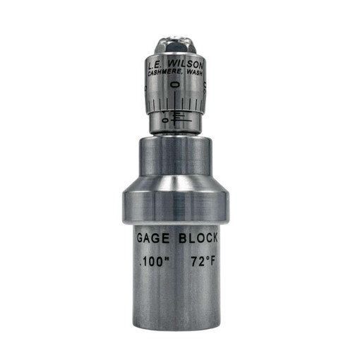 L.E. Wilson Case Case Gage Depth Micrometer