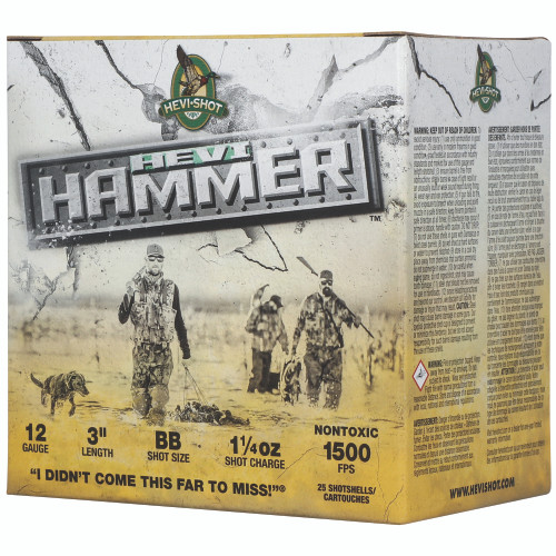 HEVI-HAMMER 12GA 3" 1.25OZ BB