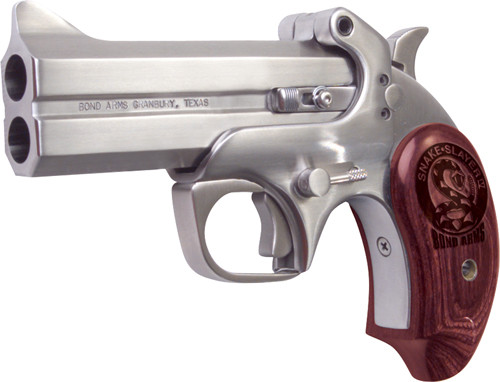 BOND ARMS SNAKESLAYER IV 357 4.25" FS STAINLESS WOOD