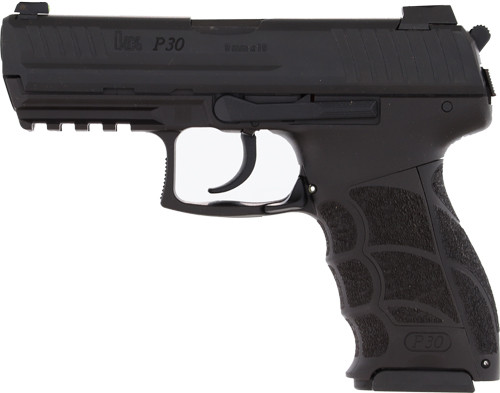 HK P30 V3 DA/SA TRIGGER 9MM 3.85" 2-10 RD MAGS BLACK