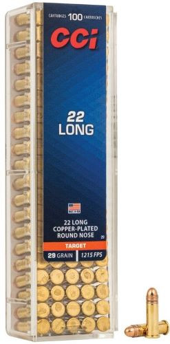 CCI 22 CB LONG 29GR COPPER RN 1215FPS 100RD 50BX/CASE
