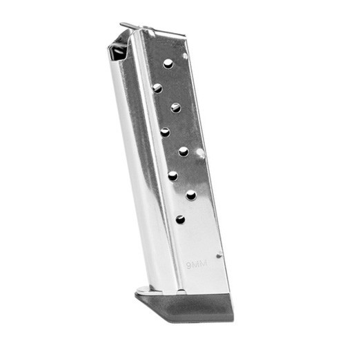 MAGAZINE 1911 FULL-LENGTH - 9MM, 9/RD, EXT BASE PAD