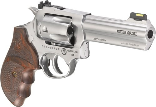 RUGER SP101 MATCH CHAMPION 357 MAG ADJ. SS WOOD