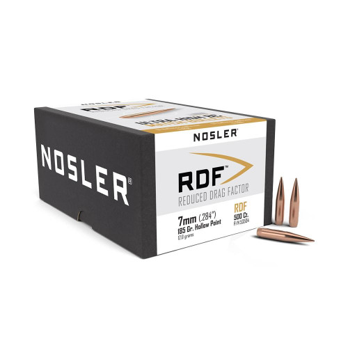 Nosler RDF Rifle Bullets 7mm .284" 185 gr HPBT 500/ct