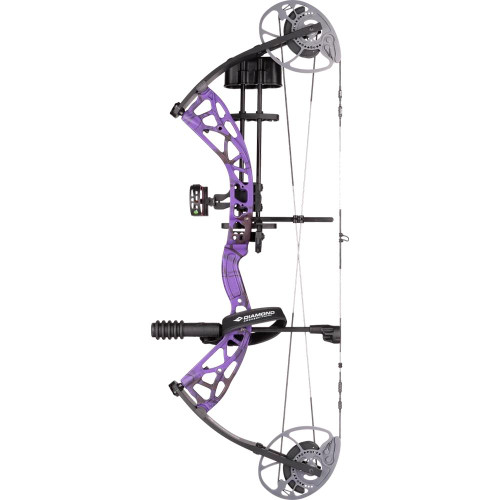 Diamond Archery Edge Max Bow RH 20-70# Purple Blaze
