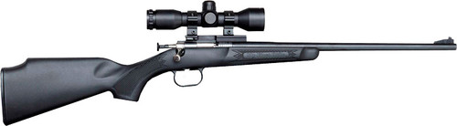 CRICKETT RIFLE G2 22LR BLUED/ BLACK SYNTH W/SCOPE AND CASE