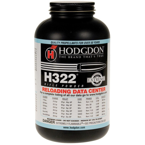 Hodgdon Extreme H322 Rifle Powder 1 lbs